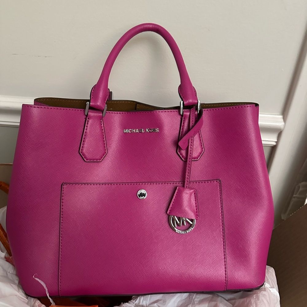 Michael Kors Fuchsia Satchel